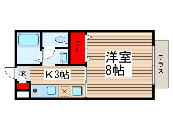 ロージュマンＭＩＹＡＭＡの物件間取画像